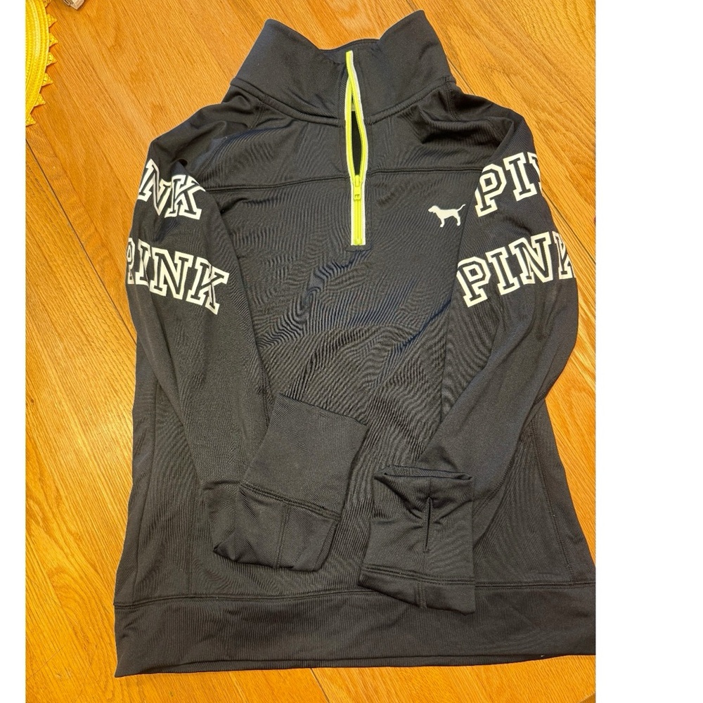 Victoria secret PINK half zip work out long sleeve